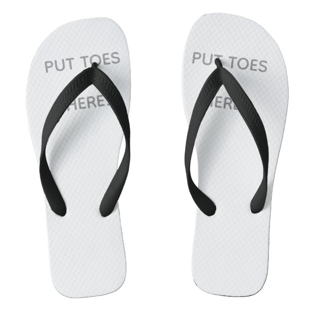 Lustige Flip Flops (Fußbett)