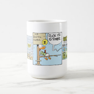 Lustige Fluglotse-Kaffee-Tasse Kaffeetasse