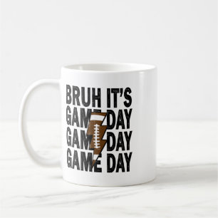 Lustige Football-Jungs Kinder Bruh Es ist Spieltag Kaffeetasse