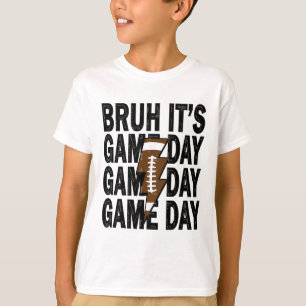 Lustige Football-Jungs Kinder Bruh Es ist Spieltag T-Shirt