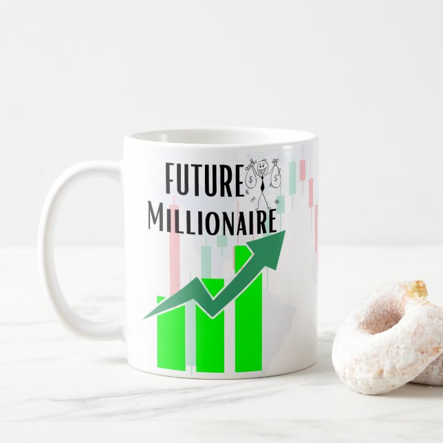 Lustige Forex-Handels-Kaffeetassen Kaffeetasse (Mit Donut)