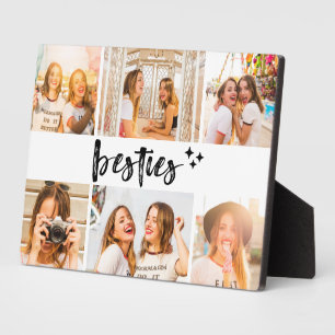 Lustige Fotocollage der besten Freundinnen Fotoplatte