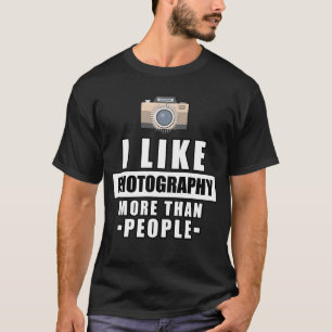 Lustige Fotografie-Design T-Shirt