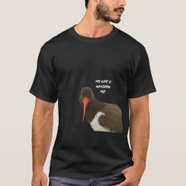 Lustige Frau beim Beobachten T-Shirt