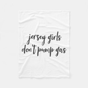 Lustige Frauen aus New Jersey, Jersey-Mädchen pump Fleecedecke
