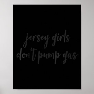 Lustige Frauen aus New Jersey, Jersey-Mädchen tank Poster