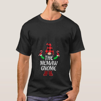 Lustige Frauen Der Memaw-Gnom Passende Familie Häs T-Shirt