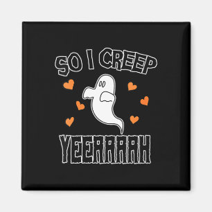 Lustige Frauen-Geister-Halloween sarkastische grus Magnet