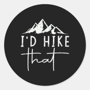 Lustige Frauen Ich Würde Das Wandern Wandern Liebh Runder Aufkleber