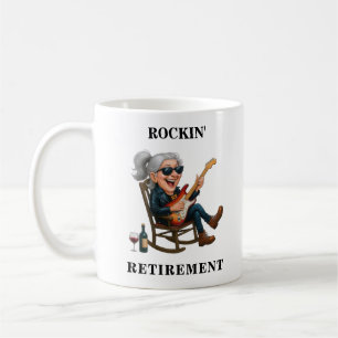 Lustige Frauenpensionierung Kaffeetasse