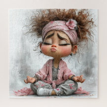 Lustige freche Yoga-Kunst