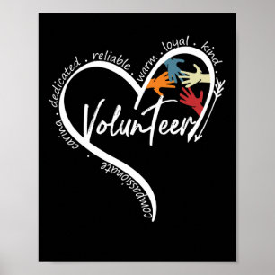 Lustige freiwillige Grafik-T-Shirts Tops Zurück zu Poster