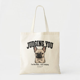 Lustige French Bulldog Tote-Bag mit Urteil Tragetasche
