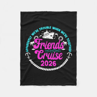 Lustige Freunde Kreuzfahrt 2026 Urlaub Freunde Cr Fleecedecke