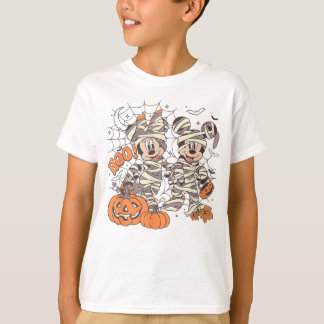 Lustige Freunde Maus Halloween Boo Mumie Minnie T-Shirt