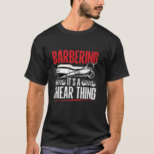 Lustige Friseurkultur feiert Barbierladen Bart T-Shirt
