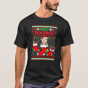 Lustige Frohe Dogmen Pit Bull Hund Lustig Hässlich T-Shirt