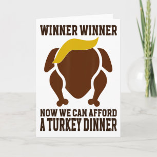 Lustige Frohe Thanksgiving Trump Tees Uni-Erwachse Karte