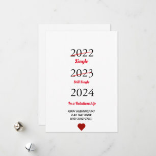 Lustige Frohe Valentinstag Grußkarte Feiertagskarte