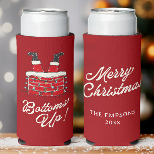 Lustige Frohe Weihnachten Santa Prost Neujahr Freu Selters Dosenkühler