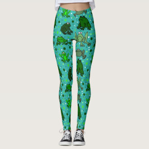 Lustige Frösche Cartoon-Leggings Leggings