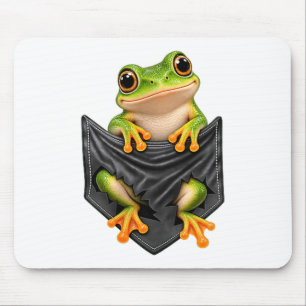 Lustige Froschtasche für Männer und Frauen süßes T Mousepad