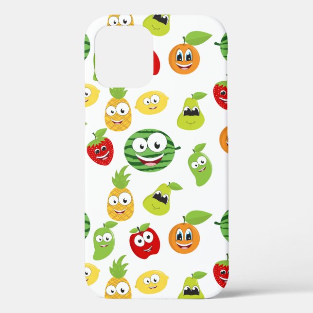 Lustige Fruchtgummis mit Gesichter-Muster Case-Mate iPhone Hülle (Rückseite)