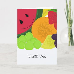 Lustige Fruitexplosion Danke