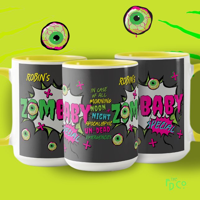 Lustige Fun ‘ZomBaby’ Special Pop Art  Tasse (Von Creator hochgeladen)