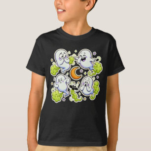 Lustige Furz-Geister Jungen-Halloween T-Shirt