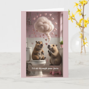 Lustige Fürze Valentinstag Grußkarte Karte