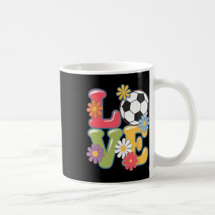 Lustige Fußball-Kunst für Frauen Mädchen Fußballsp Kaffeetasse