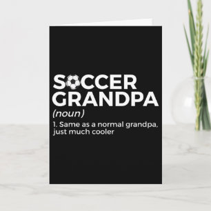 Lustige Fußball-Opa-Definition  Karte