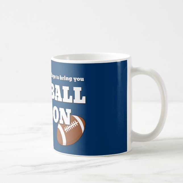 Lustige Fußball-Tasse Kaffeetasse (Rechts)