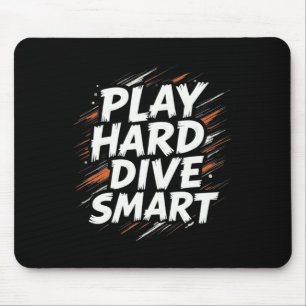 Lustige Fußball-Zitat-Geschenke Spielen hart Mousepad