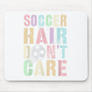Lustige Fußballfrisur, egal, Spielverein Trainer K Mousepad