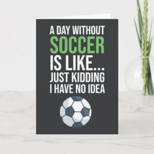 Lustige Fußballkarten Frauen Team Spieler Humor fü Karte