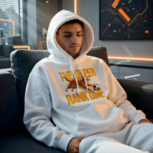 Lustige Fußballkatze - Süßes Geschenk für Sportlie Hoodie