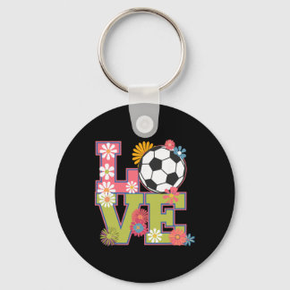 Lustige Fußballkunst für Frauen Mädchen Fußballspi Schlüsselanhänger
