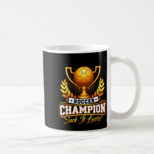 Lustige Fußballmeister-Trophäe  Kaffeetasse