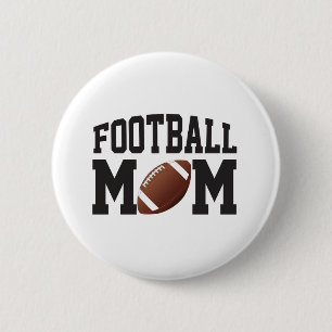 Lustige Fußballmutter Button