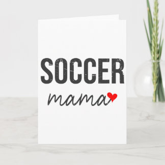Lustige Fußballmutter - Fußball-Mama-Geschenk für  Karte