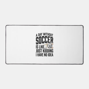 Lustige Fußballtag-Quote Vintage-Shirt-Design_1 Schreibtischunterlage