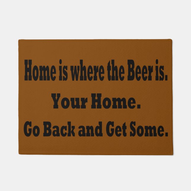 Lustige Fußmatte (Vorderseite)