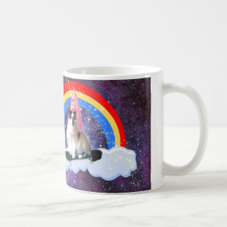 Lustige Galaxie-Regenbogen-Prinzessin Skateboard Tasse