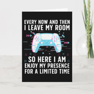 Lustige Gamer-Kunst für Männer Frauen Gaming Gamer Karte