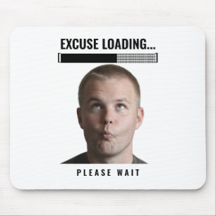 Lustige Gamer-Mauspad-Entschuldigung lädt Meme-Sch Mousepad