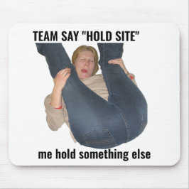 Lustige Gamer-Meme-Mauspad Halteposition Mousepad