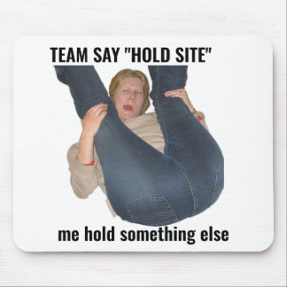 Lustige Gamer-Meme-Mauspad Halteposition Mousepad