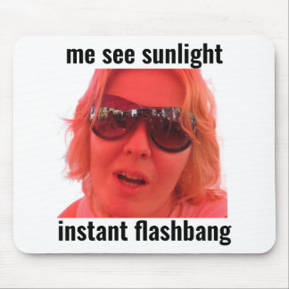 Lustige Gamer-Meme-Mauspad Instant Flashbang Mousepad